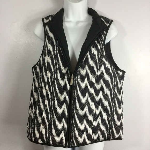 Westbound Reversible Puffer Vest Zip Front With Pockets Size MP - Picture 4 of 7